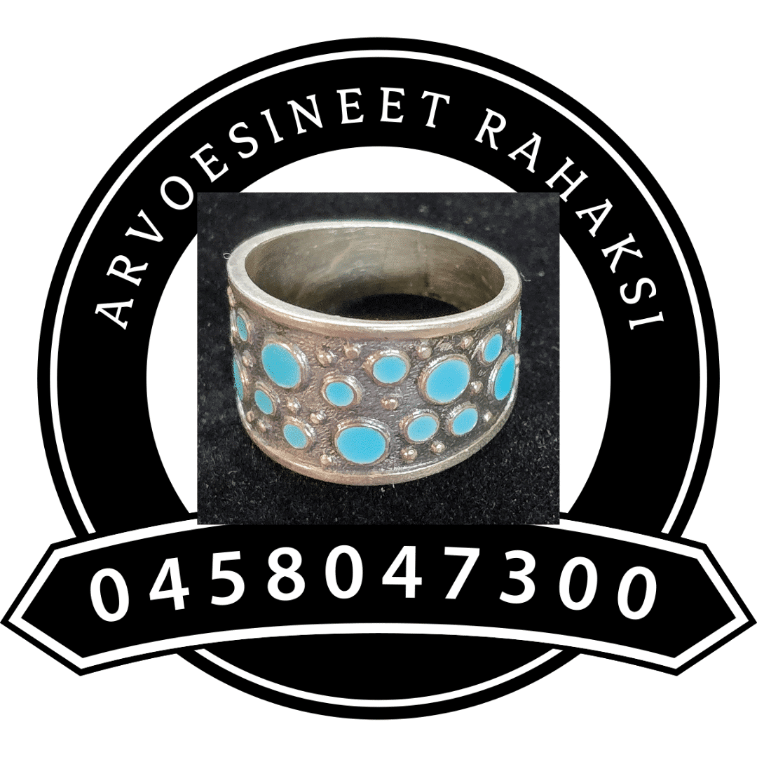 Pala taivasta - hopea sormus