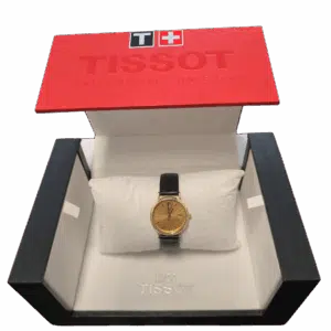 Ajaton sveitsiläinen eleganssi – Tissot 1853 quartzkello 18 karaatin kullalla.