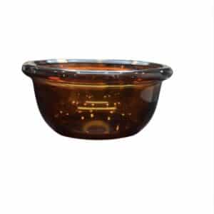 meripihkan sävyinen lasikulho