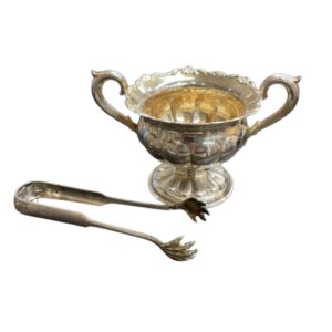 Hopea Sokerikko, kermakko sekä pihdit