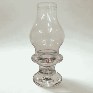 Iittala Pentteri Timo Sarpaneva vintage-kynttilälyhty kirkkaalla lasiosalla