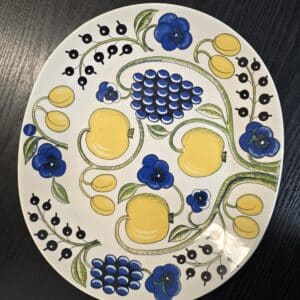 Arabia Paratiisi vintage tarjoilulautanen – Birger Kaipiainen suomalainen designklassikko