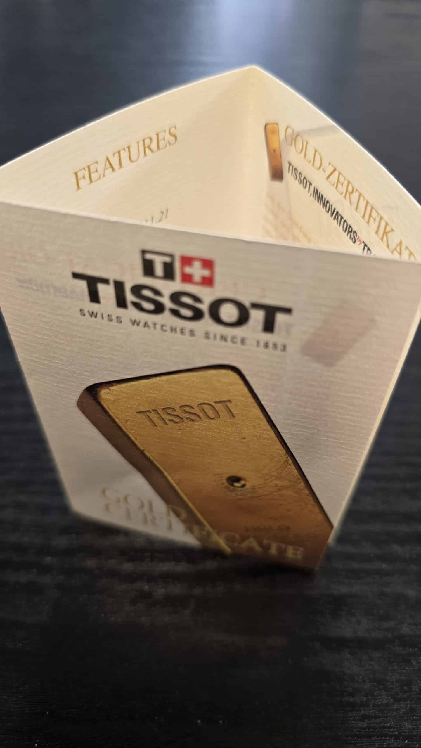 Tissot 1853 Gold Certificate 14K miesten rannekello - Image 2
