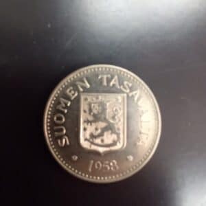 Suomen 200 markan kolikko 1958