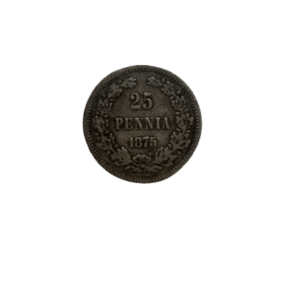 25 penniä 1875