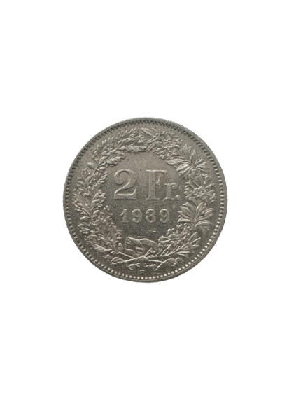 Sveitsin frangi v. 1989
