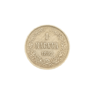 1 Markan hopeakolikko 1892