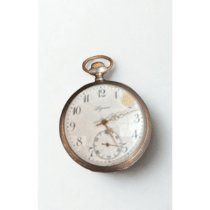 Zenith vintage taskukello 800 hopeakotelolla